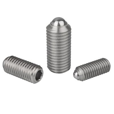 Фиксатор пружинный с шестигранным углублением, нержавейка